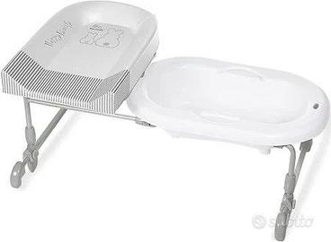 fasciatoio con vaschetta da montare sopra la vasca