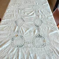 Tovaglia rettangolare bianca 12 posti