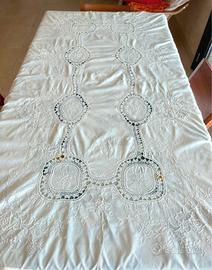 Tovaglia rettangolare bianca 12 posti