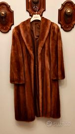 Pelliccia cappotto visone maschio naturale