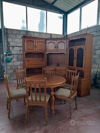 Soggiorno Completo Arte Povera - Legno Massello