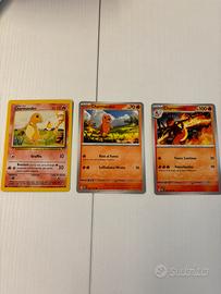 Carte Pokemon Charmander e Charmelion