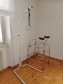 Alza malati,capra a letto