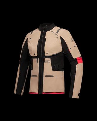 Giacca moto Ixon M-SKEID uomo sabbia Rosso TAGLIA 