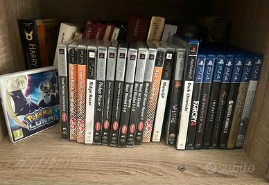Lotto videogiochi Playstation e Nintendo
