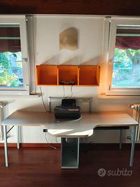 Scrivania due posti 2x0,85x0,70