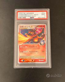 Carta Pokémon charizard glvx half deck jap PSA 9