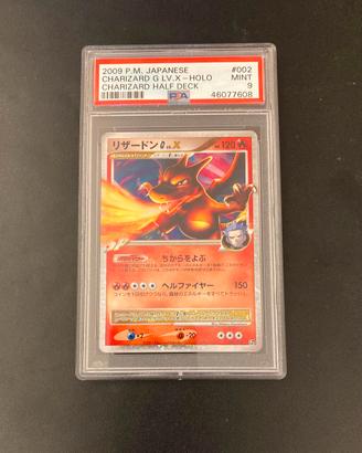 Carta Pokémon charizard glvx half deck jap PSA 9