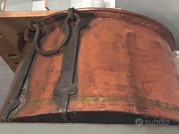 Paiolo gigante in rame