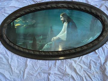 Quadro religioso vintage Gesù Orto degli Ulivi