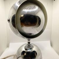 LAMPADA metallo  ‘SPACE-AGE’ ANNI 70 stile Eclisse