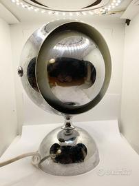 LAMPADA metallo  ‘SPACE-AGE’ ANNI 70 stile Eclisse
