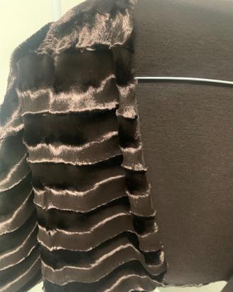Copri spalle di pelo marrone