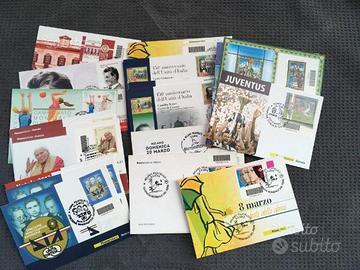 Cartoline francobolli codici barre tessere postali