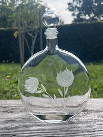 Bottiglia o decanter di vetro