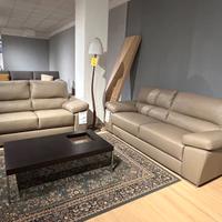 coppia divani in pelle