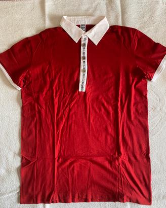 T-shirt Polo uomo Bikkembergs col.rosso tg. L