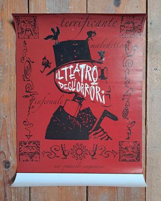 Raro Poster Il Teatro Degli Orrori Primo Tour