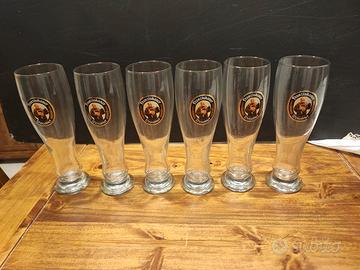 Set 6 Bicchieri Franziskaner Weissbier 0,5L