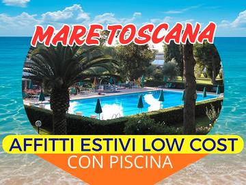 Case vacanze giugno luglio agosto mare Toscana