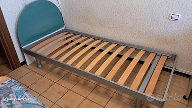letto singolo con doghe misura 85x195x20