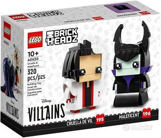 leqo disnev 40620 BrickHeadz cruella e maleficent