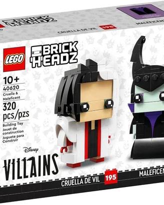 leqo disnev 40620 BrickHeadz cruella e maleficent