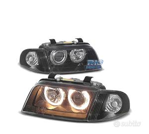 FARI PER AUDI A4 B5 94-98 ANGEL EYES CLASSICI NERI