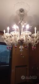 lampadario vetro di murano 