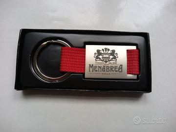 Portachiavi NUOVO in acciaio linea Birra Menabrea