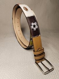 Cintura in pelle ricamata artigianale ART.056