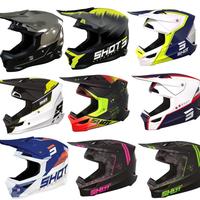 CASCO MOTO CROSS SHOT FURIOUS FLUO Tutte le taglie