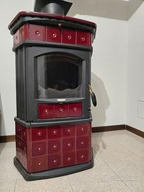 Stufa a legna Lincar Ghisa e ceramica smaltata
