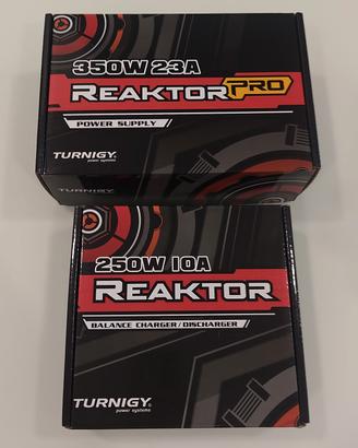 Set Turnigy Reaktor 250W + Alimentatore 350W NUOVI