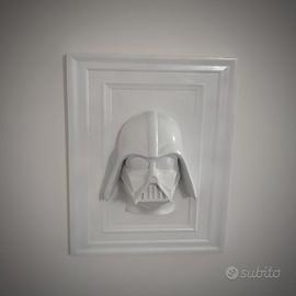 QUADRO 3D DARTH VADER - FACE VOLTO FUMETTI POP ART