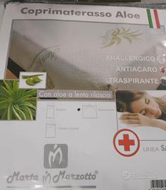 Coprimaterasso matrimoniale con Aloe 