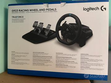 Logitech G G923 volante da corsa e pedali, PC+PS4