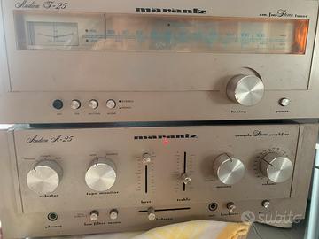 Amplificatore e radio marantz