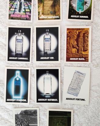 cartoline Vodka Absolute 