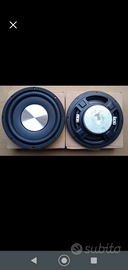 Subwoofer piatto nero o giallo, 300 watt max