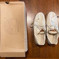 Scarpe Timberland Tela Bianca Canvas 41.5 PERFETTE