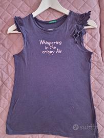 Maglietta/ Canotta / Top Donna / Bimba Benetton M