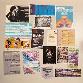 Lot 50 x flyers inviti disco club one night top