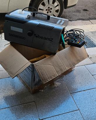 Macchina effetto o neve.