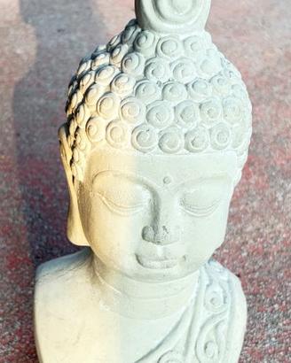 Statua Buddha Testa Busto / Cemento