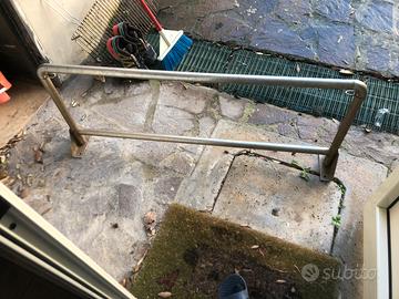 Rastrelliera porta bombole inox