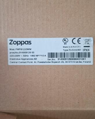 lavatrice zoppas pezzi di ricambi 