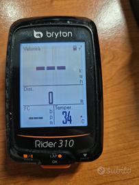 Ciclocomputer GPS Bryton 310 completo