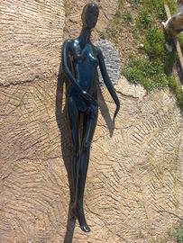 manichino donna lucido nero 185cm