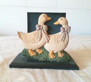 Portapenne portaoggetti Vintage in legno liberty